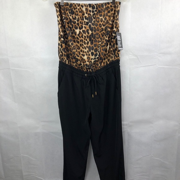 express leopard jumpsuit